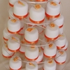 Orange Flowers and Teddies Gift Cakes