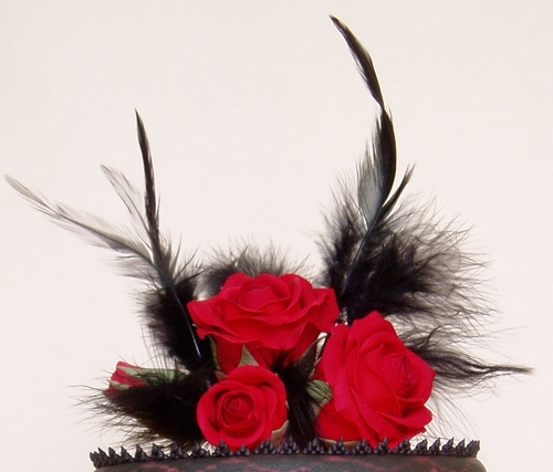 Black Lace Wedding Cake