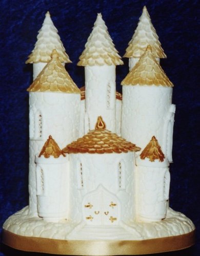 Dragon and Castle Wedding Cake