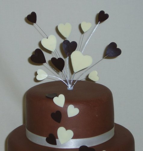 Milk Chocolate Hearst Wedding Cake